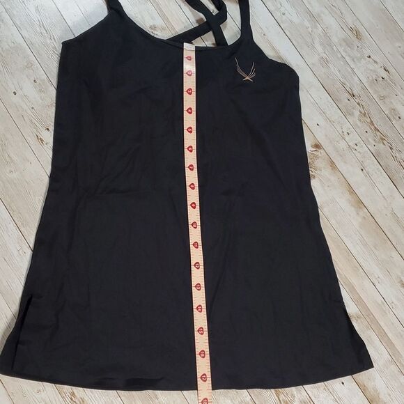 Lucas Hugh London Black Performance Cross Back Tank Size XS Extra Small - Picture 9 of 9